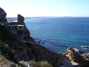 ORAN 10 2005 006 LA CORNICHE LE ROCHER DE LA VIEILLE